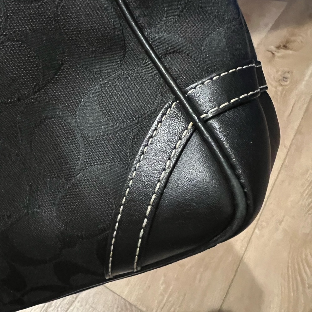 COACH Signature Legacy Tote Black - Picture 9 of 15
